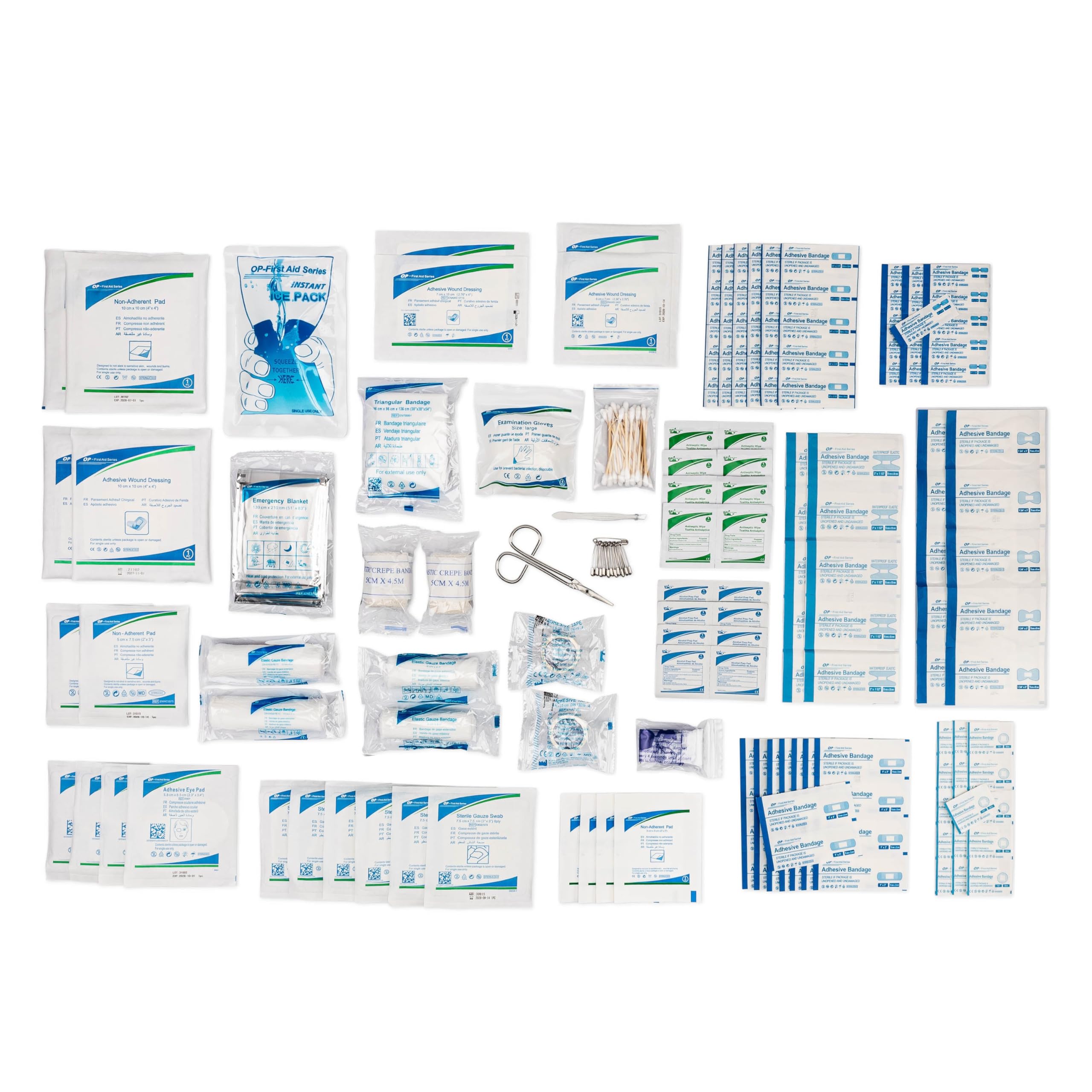 First Aid Kit Refill 200 Piece restock contents