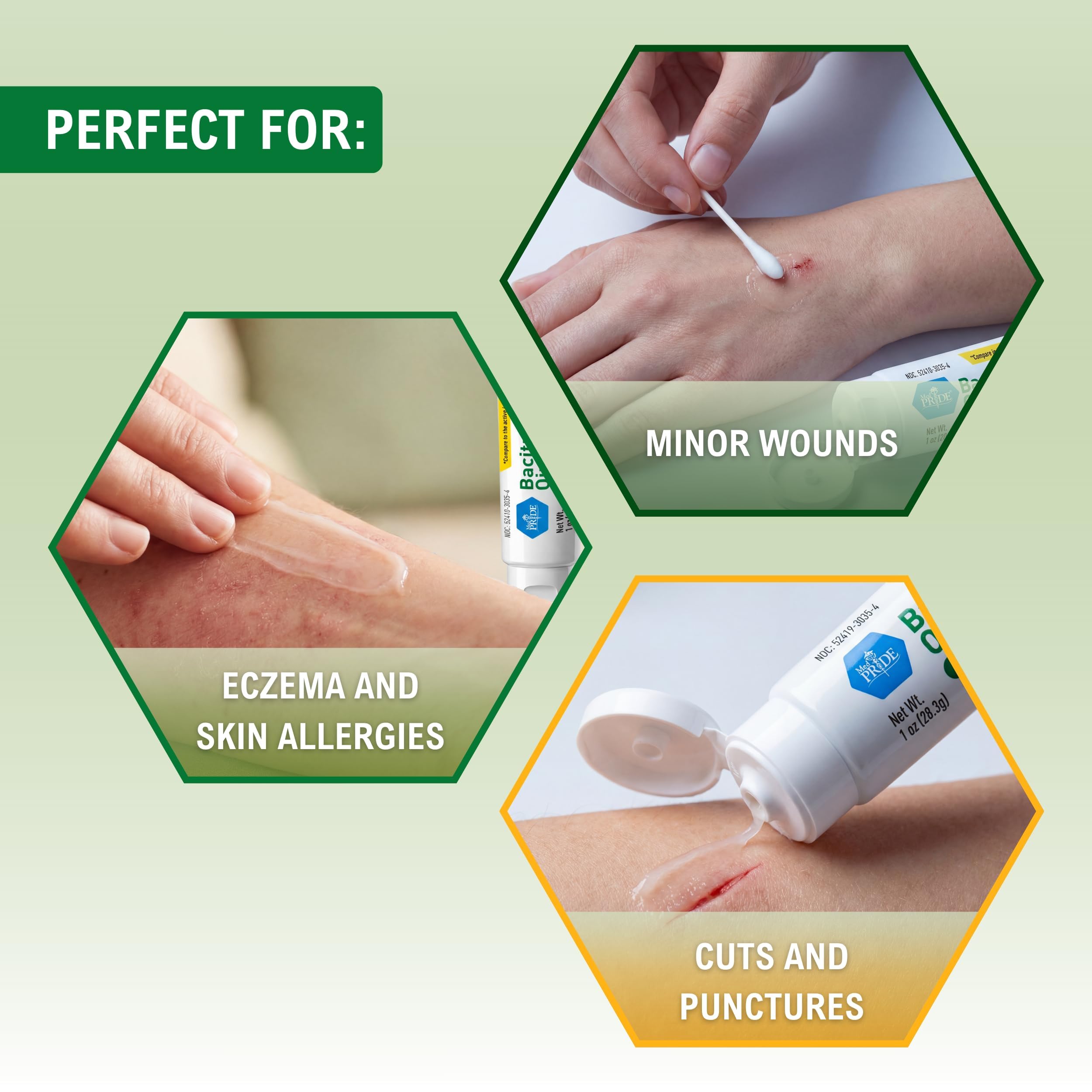 Bacitracin zinc ointment 1 oz tube for home use
