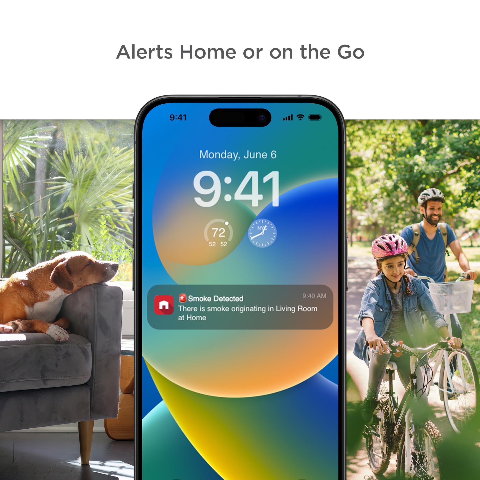 First Alert SC5 voice alerts heads-up warning capability