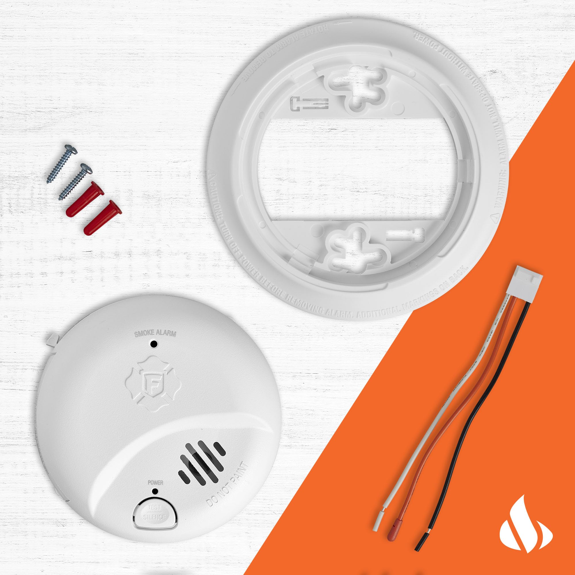 First Alert SMI105-AC Interconnect Hardwire Smoke Alarm label image