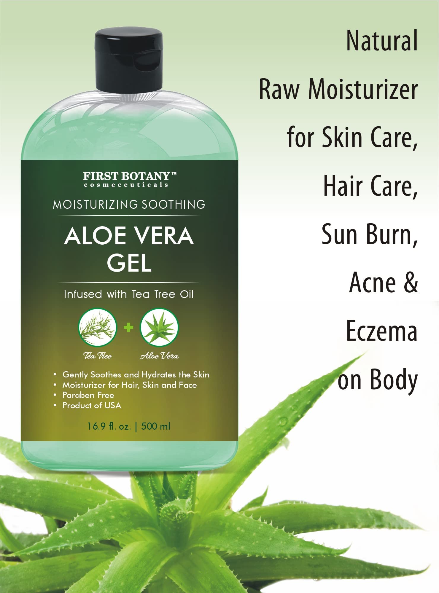 Fast-absorbing leave-on gel for acne and blemishes
