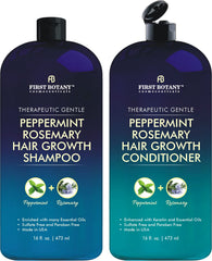 First Botany peppermint rosemary hair regrowth set product image