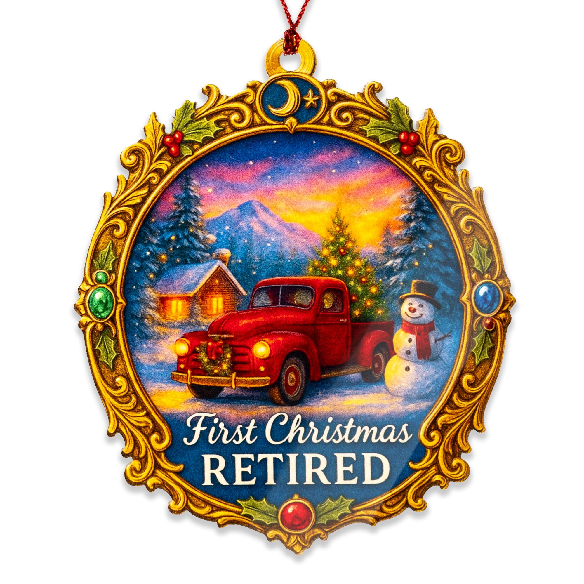 First Christmas Retired Ornament product image for tree display