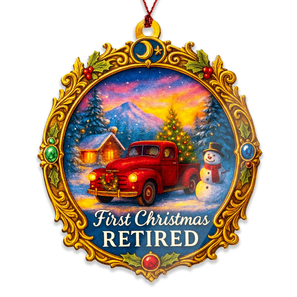 First Christmas Retired Ornament product image for tree display
