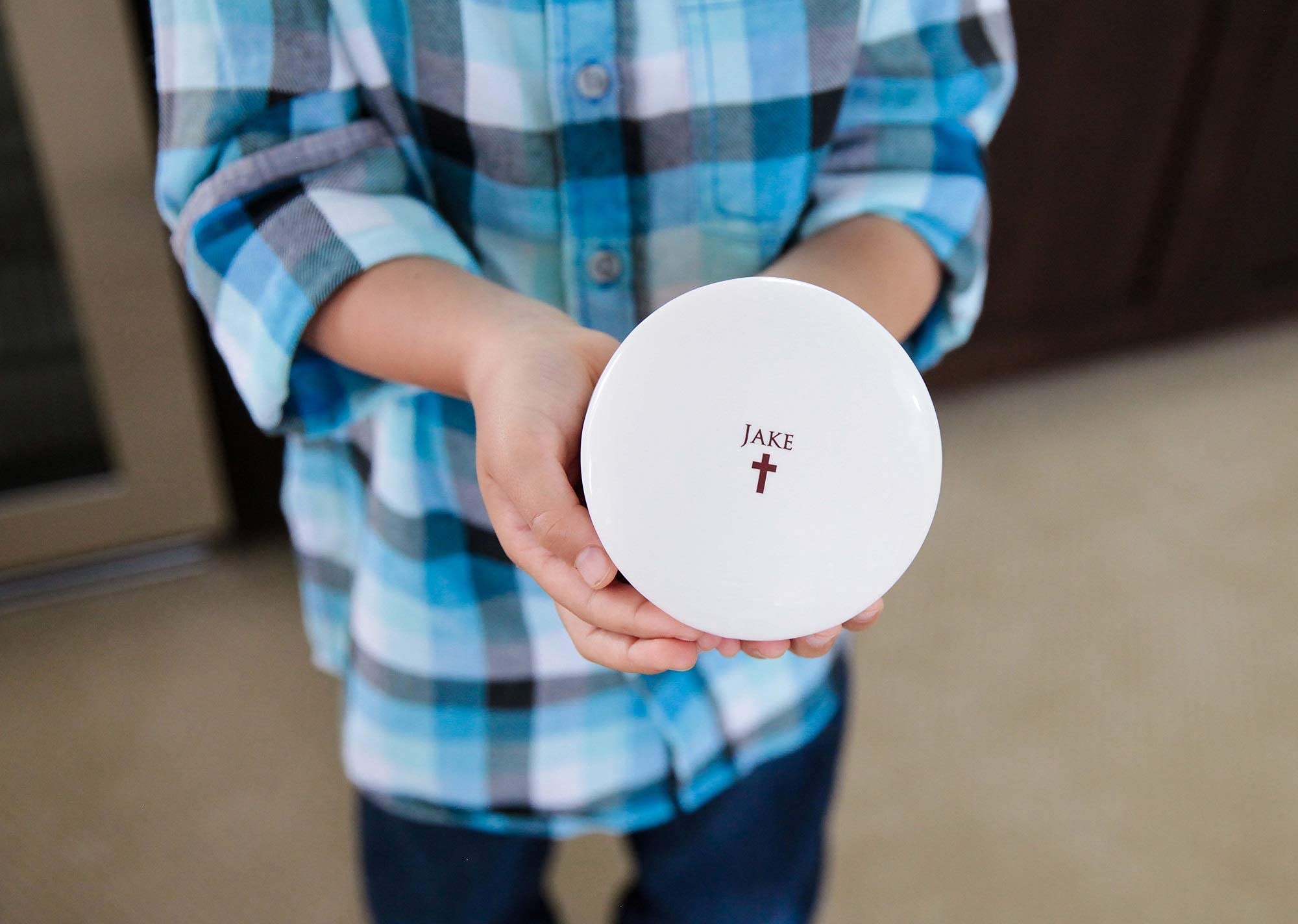 Name on lid personalization detail