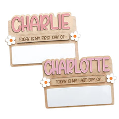 First Day Of School Sign BTS06 personalized photo prop