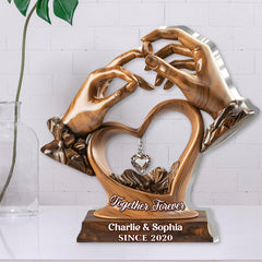 Freestanding acrylic plaque available in 4 5 6 and 8 inch sizes