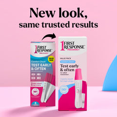 Three early result sticks included in Comfort Check pack