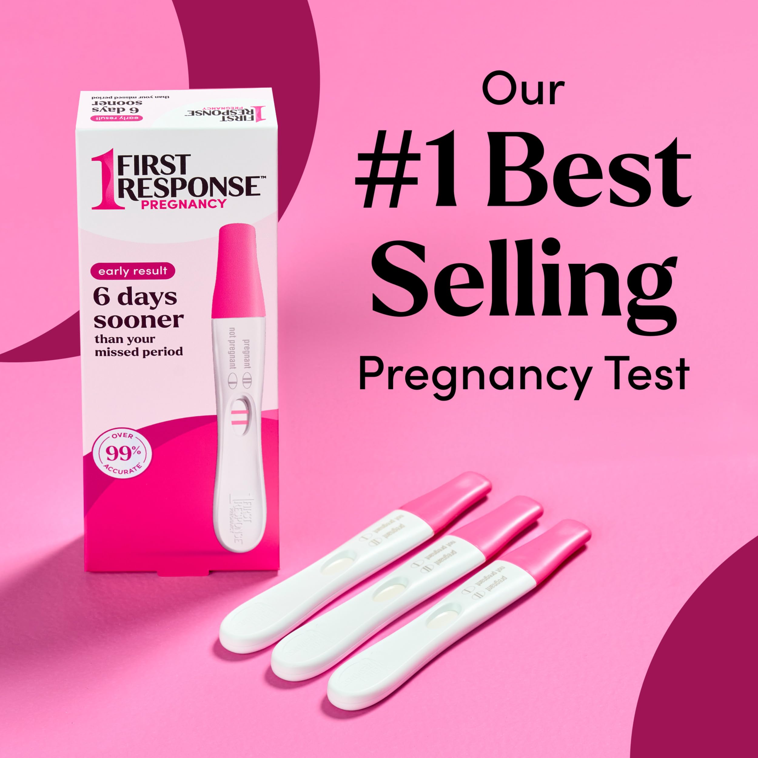 First Response Early Result Pregnancy Tests carton back 2 Count
