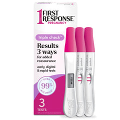 First Response Triple Check Pregnancy Test 3 ct packaging