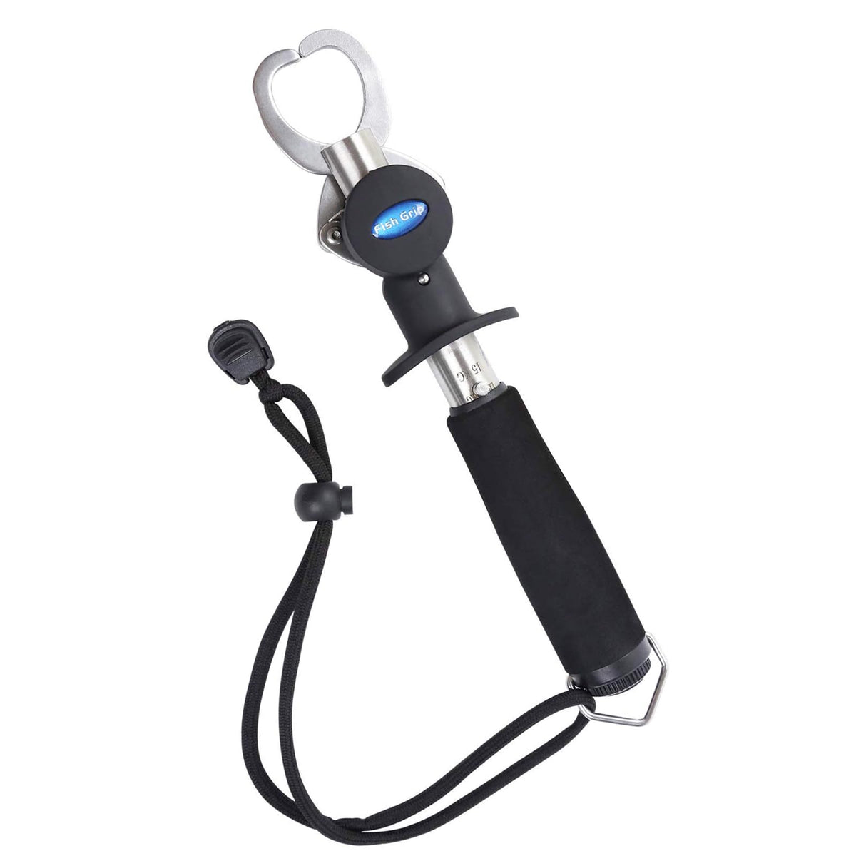 Fish Gripper with Scale built-in 33 lb scale and stainless steel finish