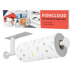 FISHCLOUD SUS304 stainless steel paper towel holder wall mount
