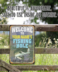 12x18 inch aluminum sign epoxy ink fishing decor