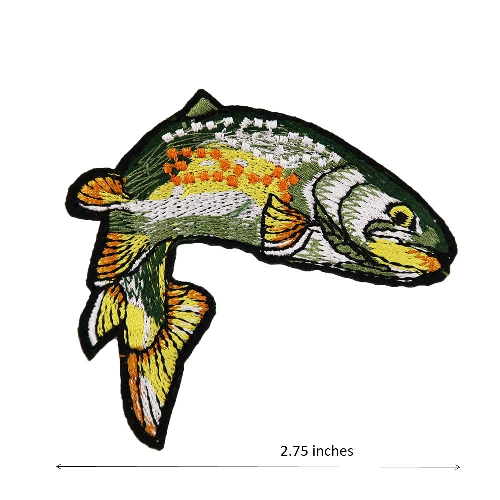 Halloween suitable fishing patches for costumes