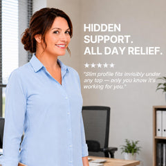 Adjustable belt and breathable materials in posture corrector