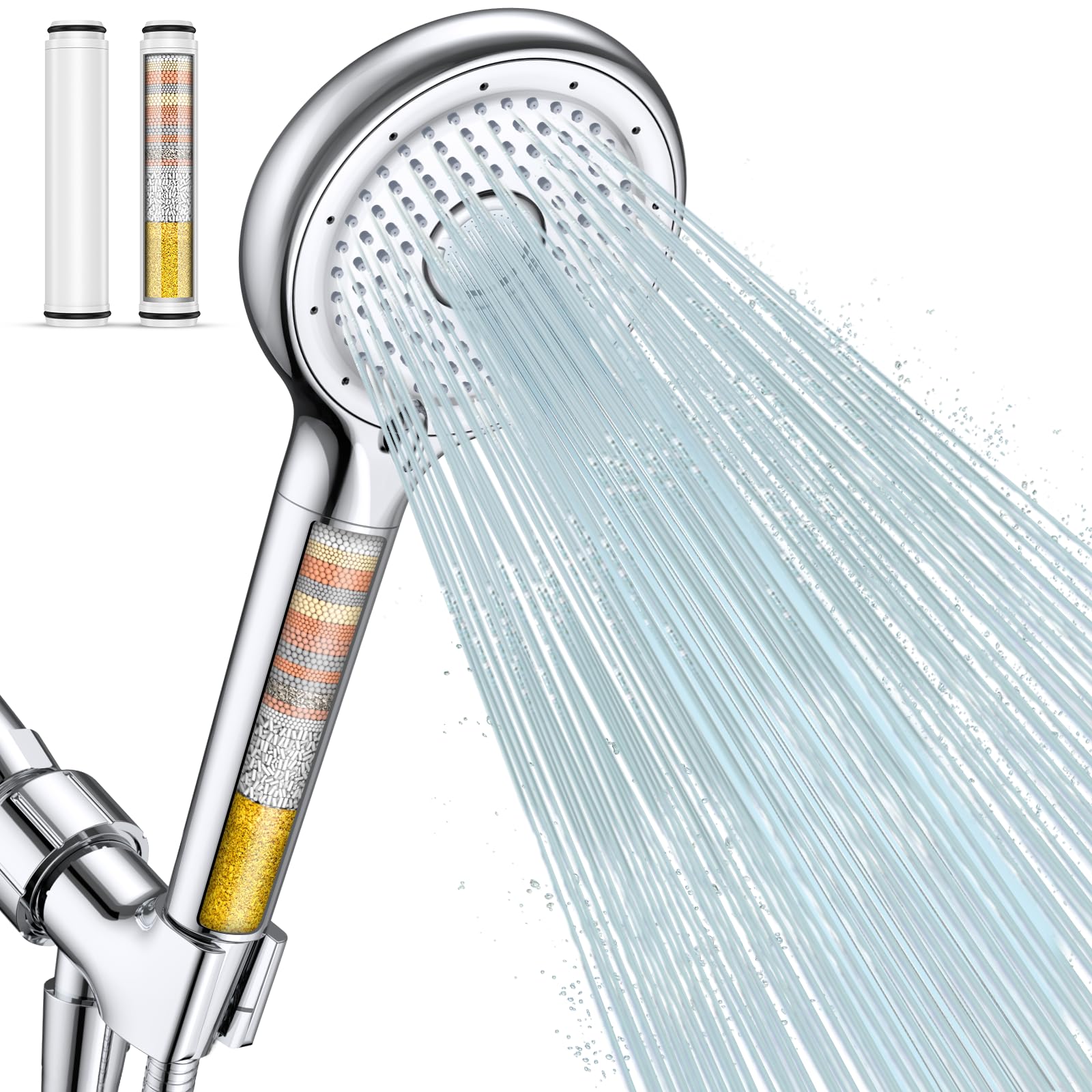 Fitespot filtered shower head with handheld image