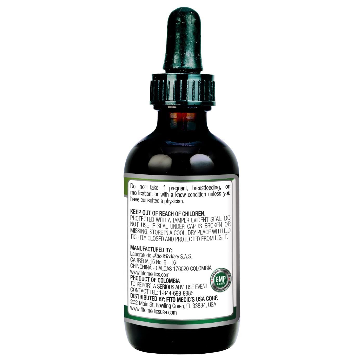 Lab brand chlorophyll drops packaging and product name