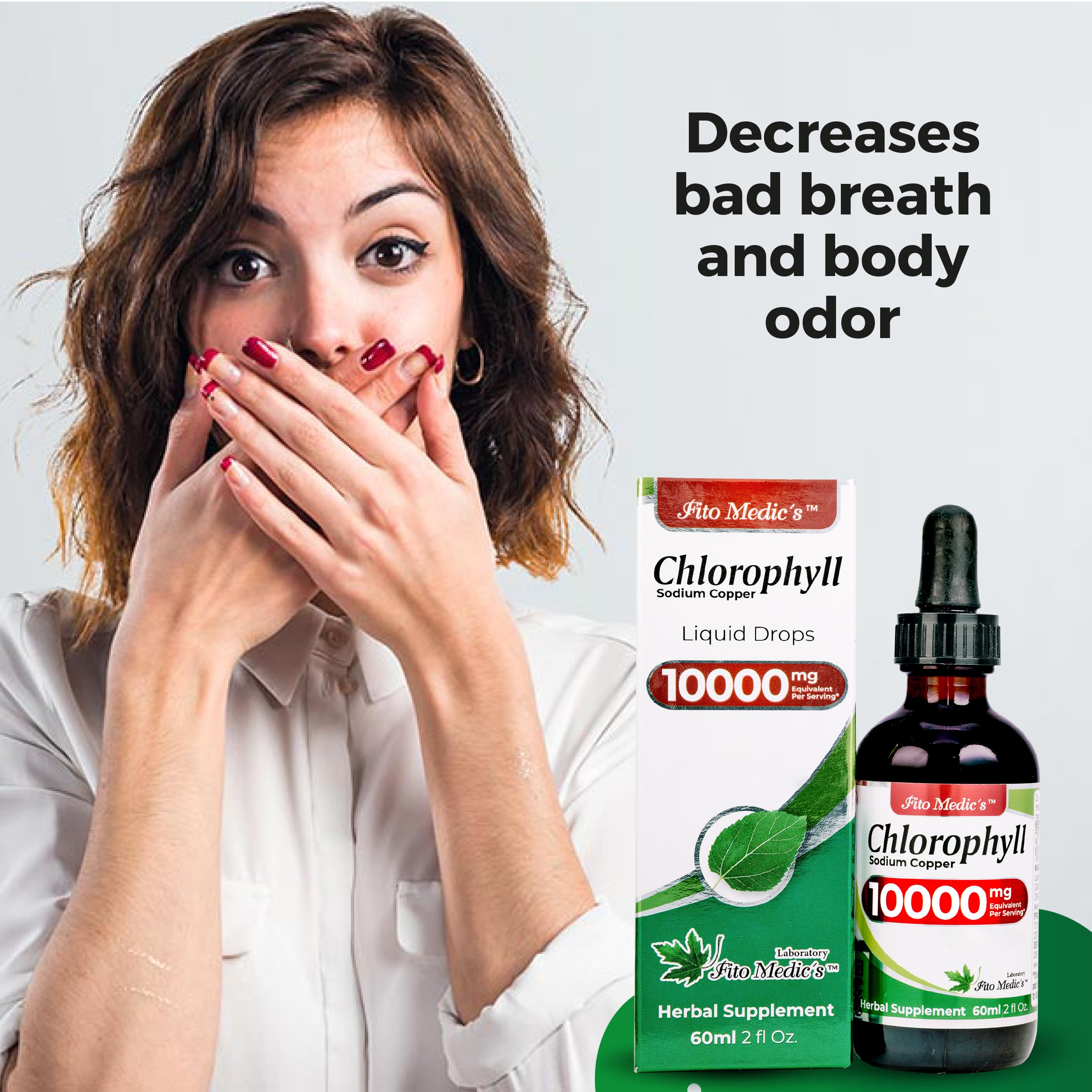 Chlorophyll drops per serving information 50 mg 200 to 1