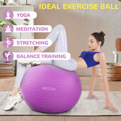 Composite material Fitvids exercise ball 48-55cm M purple