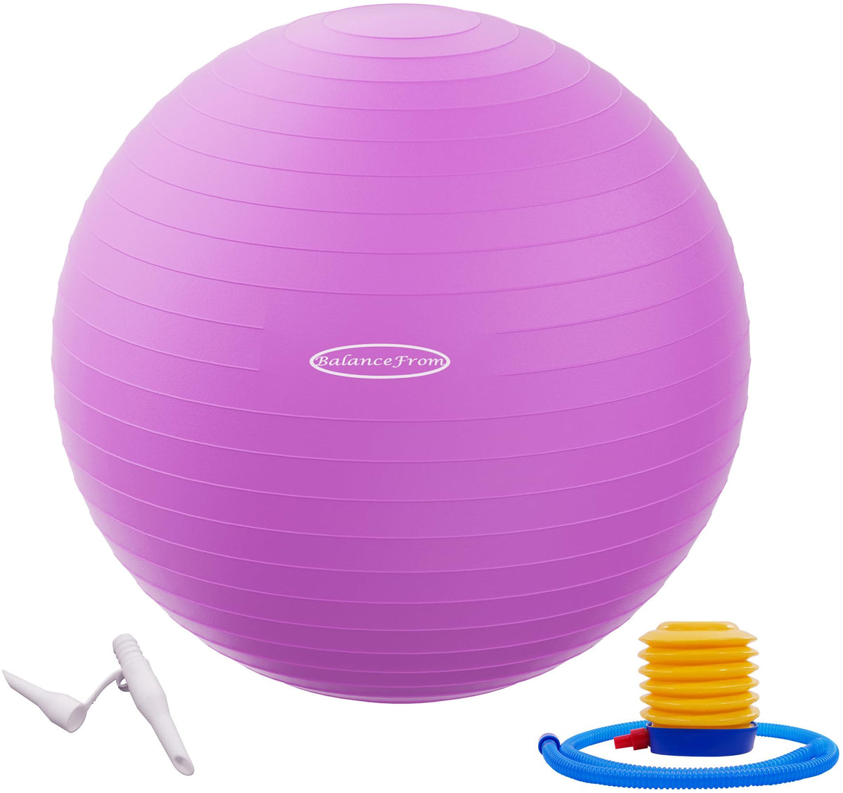 Fitvids anti-burst exercise ball 48-55cm M purple