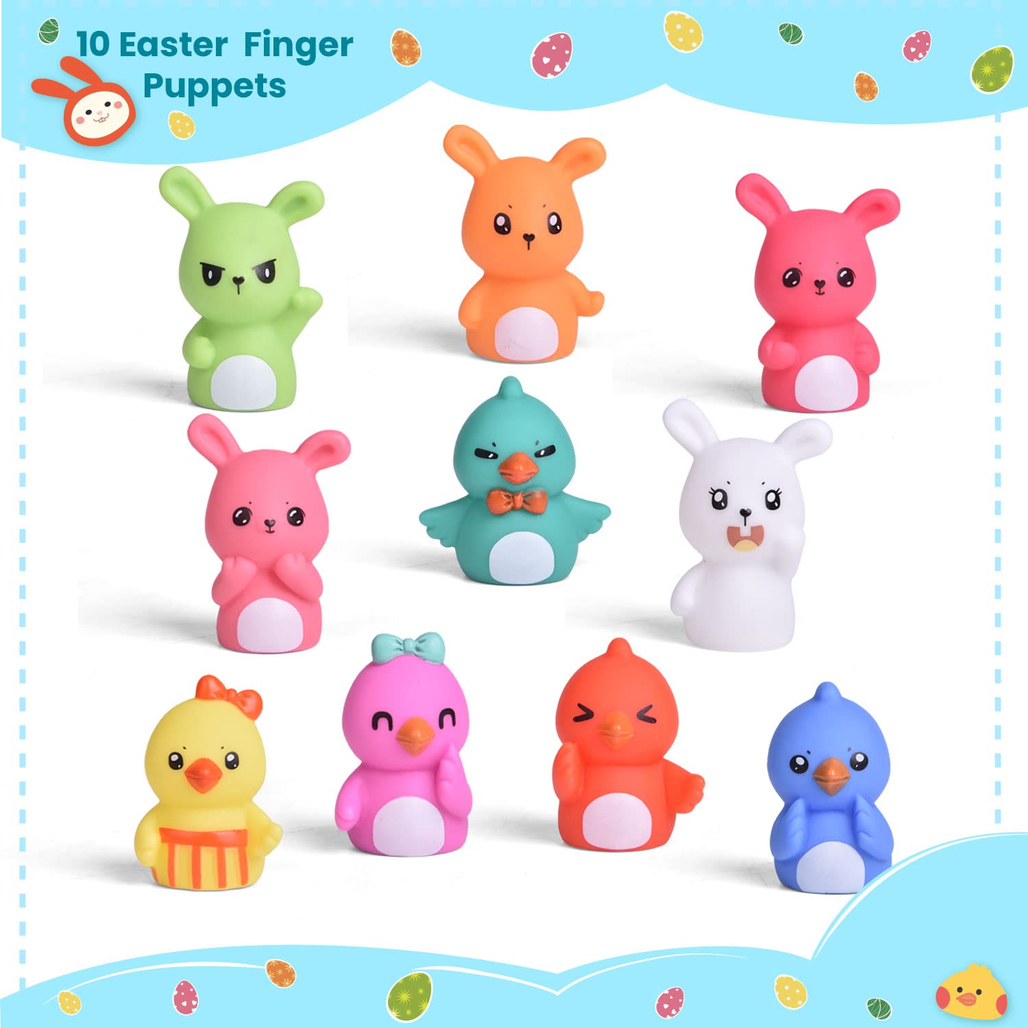 ASTM F963 CPSIA compliant easter puppets