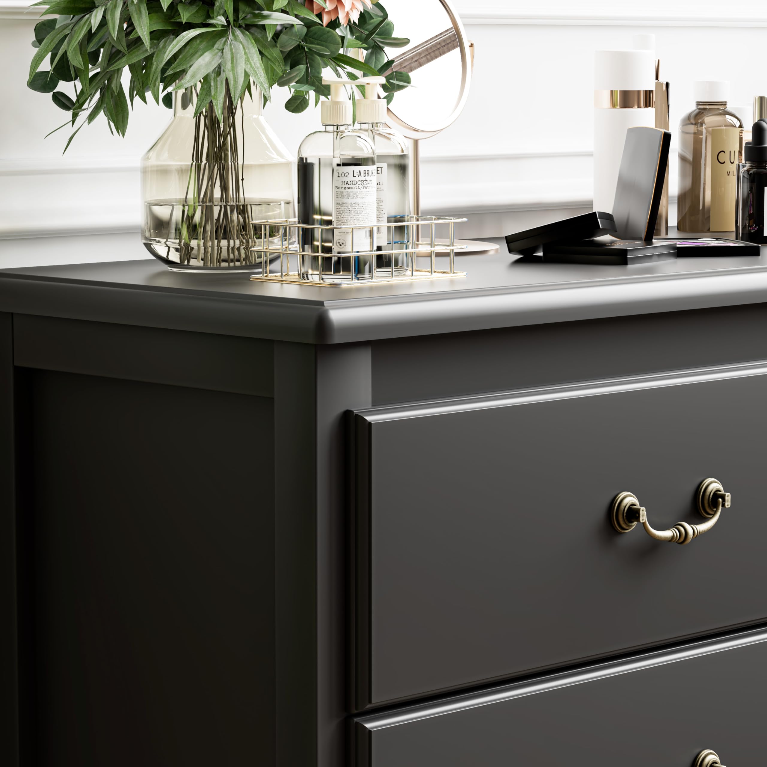 HOUROM dresser coated with waterproof varnish