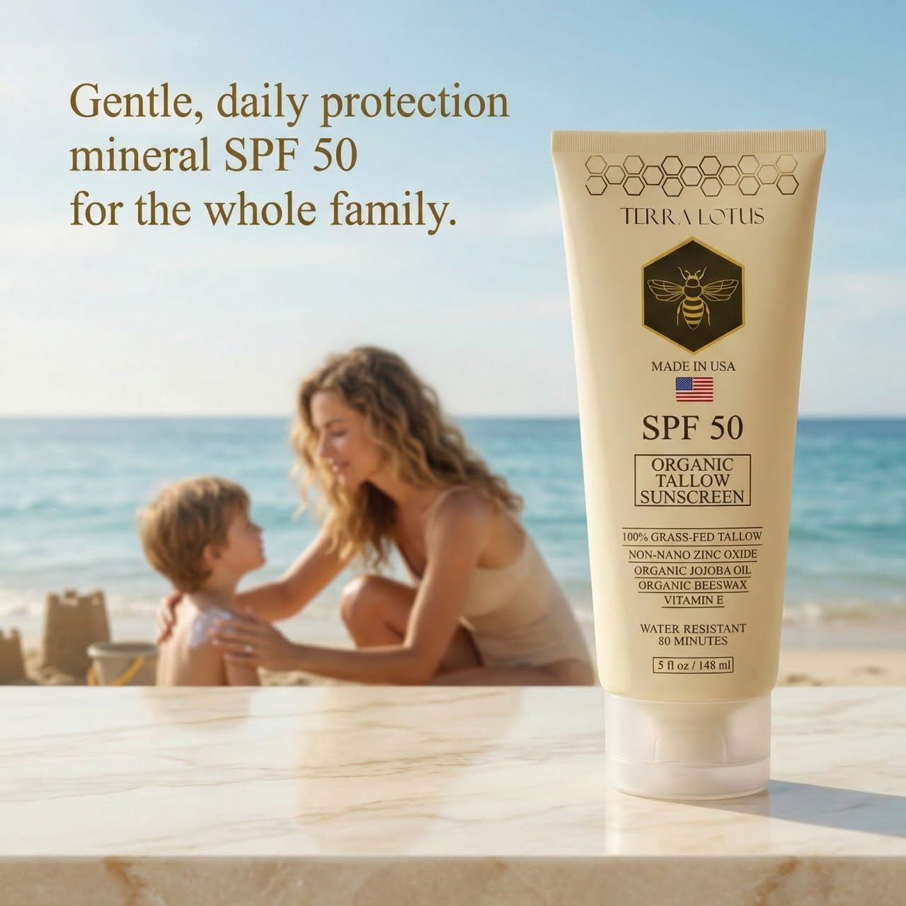 Lightweight non-greasy sunscreen blends under makeup