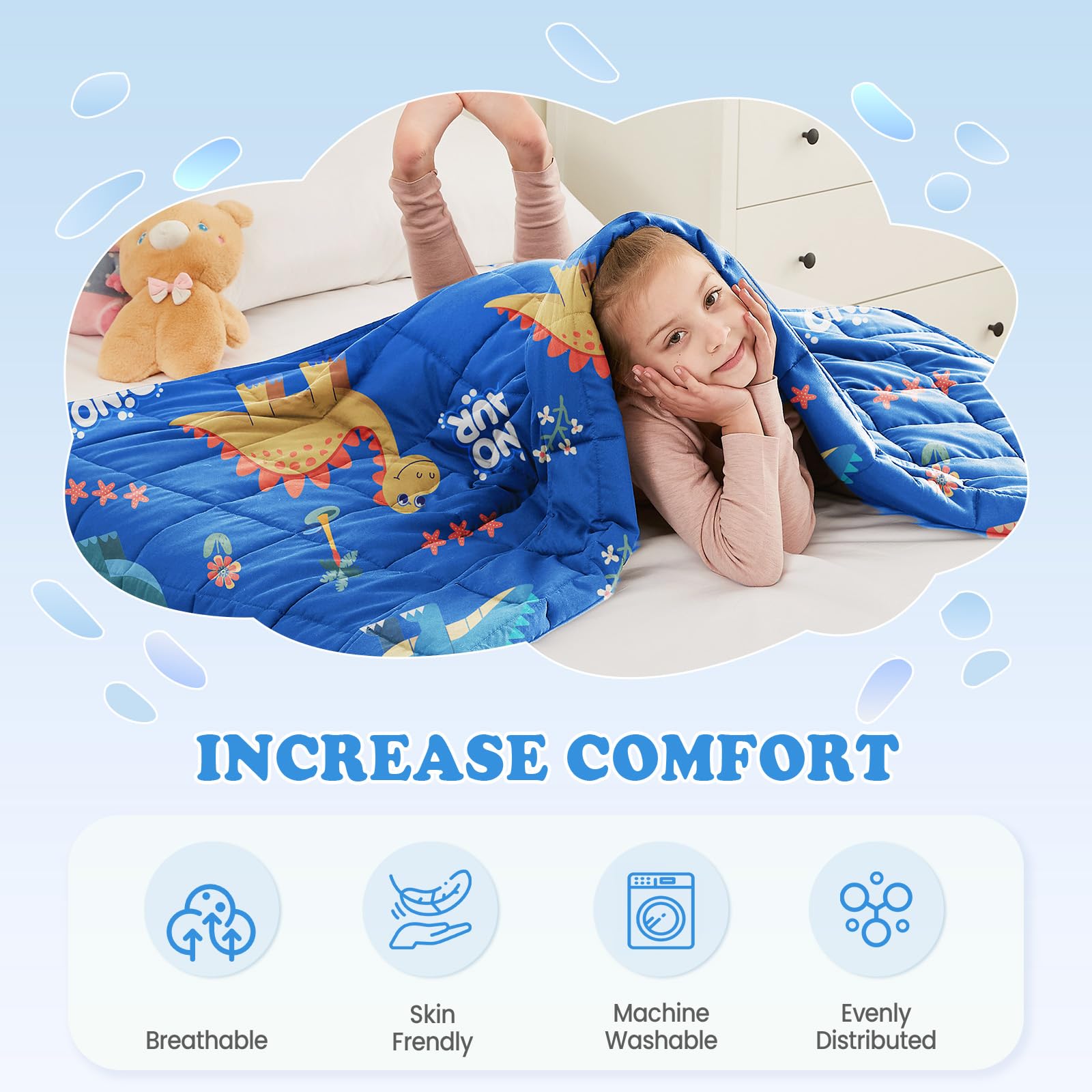 Four corner loops secure to quilt covers