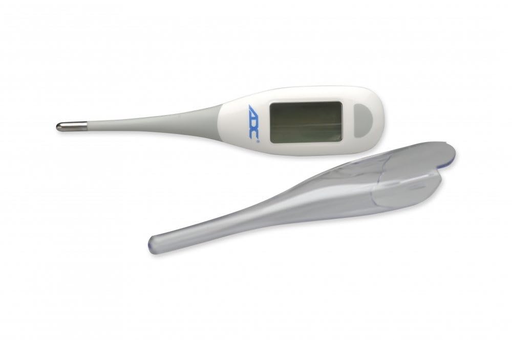 Adtemp 418N packaging includes five probe sheaths and carry case