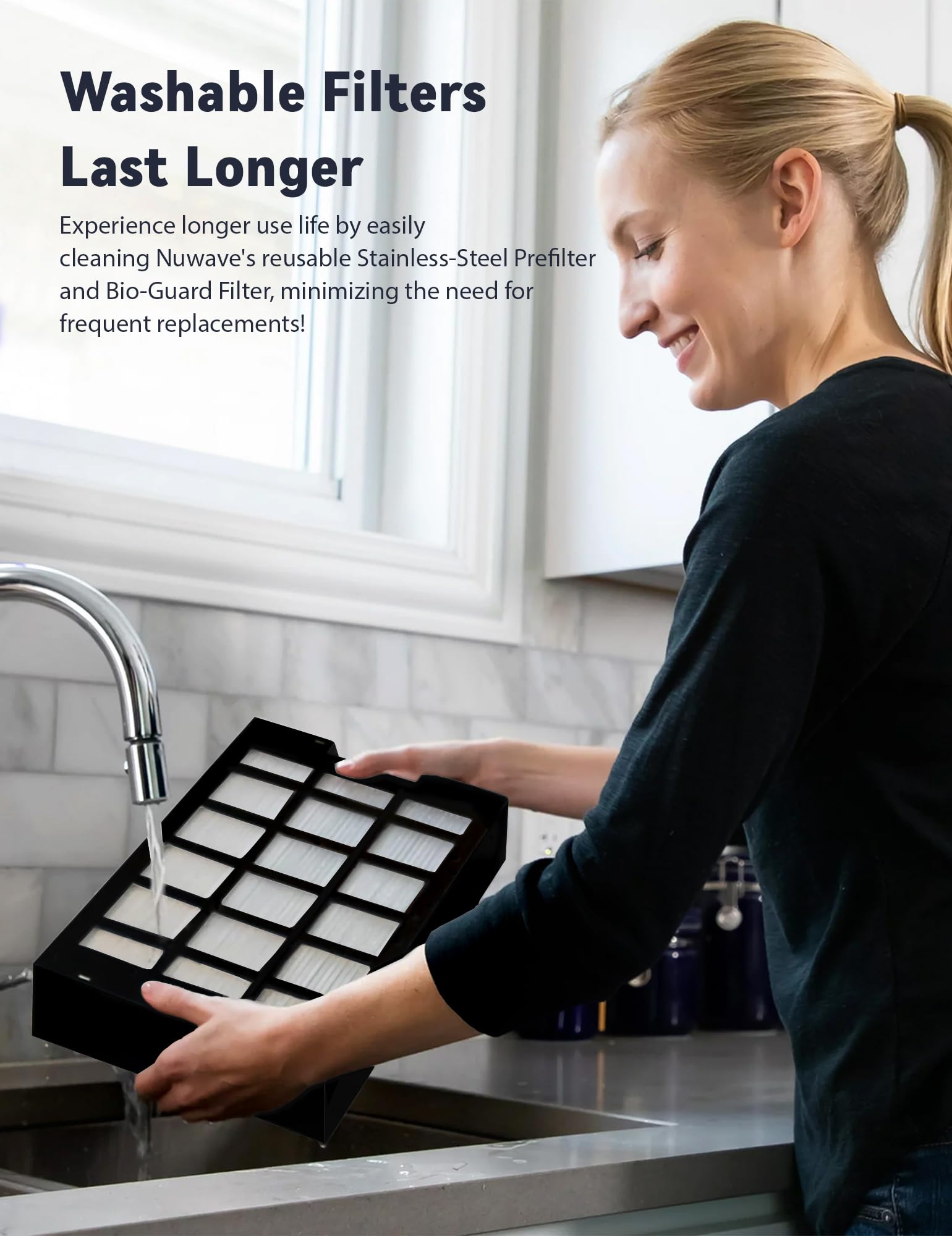 Electrostatic Bio-Guard filter in Oxypure purifier