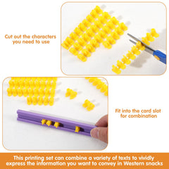 fixing tool included for stamp alignment
