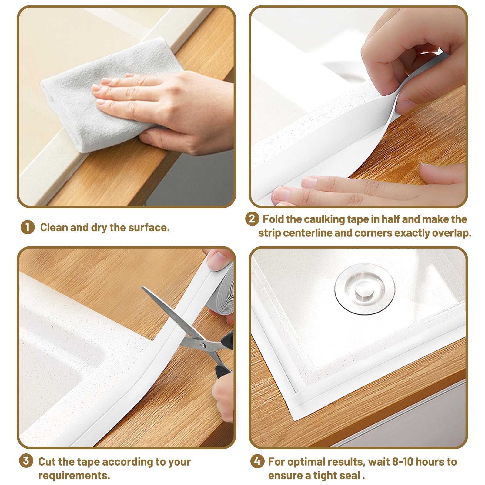 Fixmend Caulk Tape window sealing application