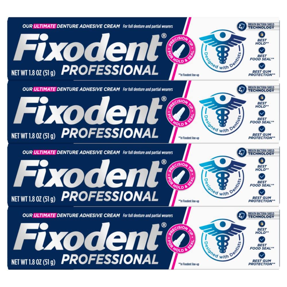 Breath Bacteria Shield technology denture adhesive