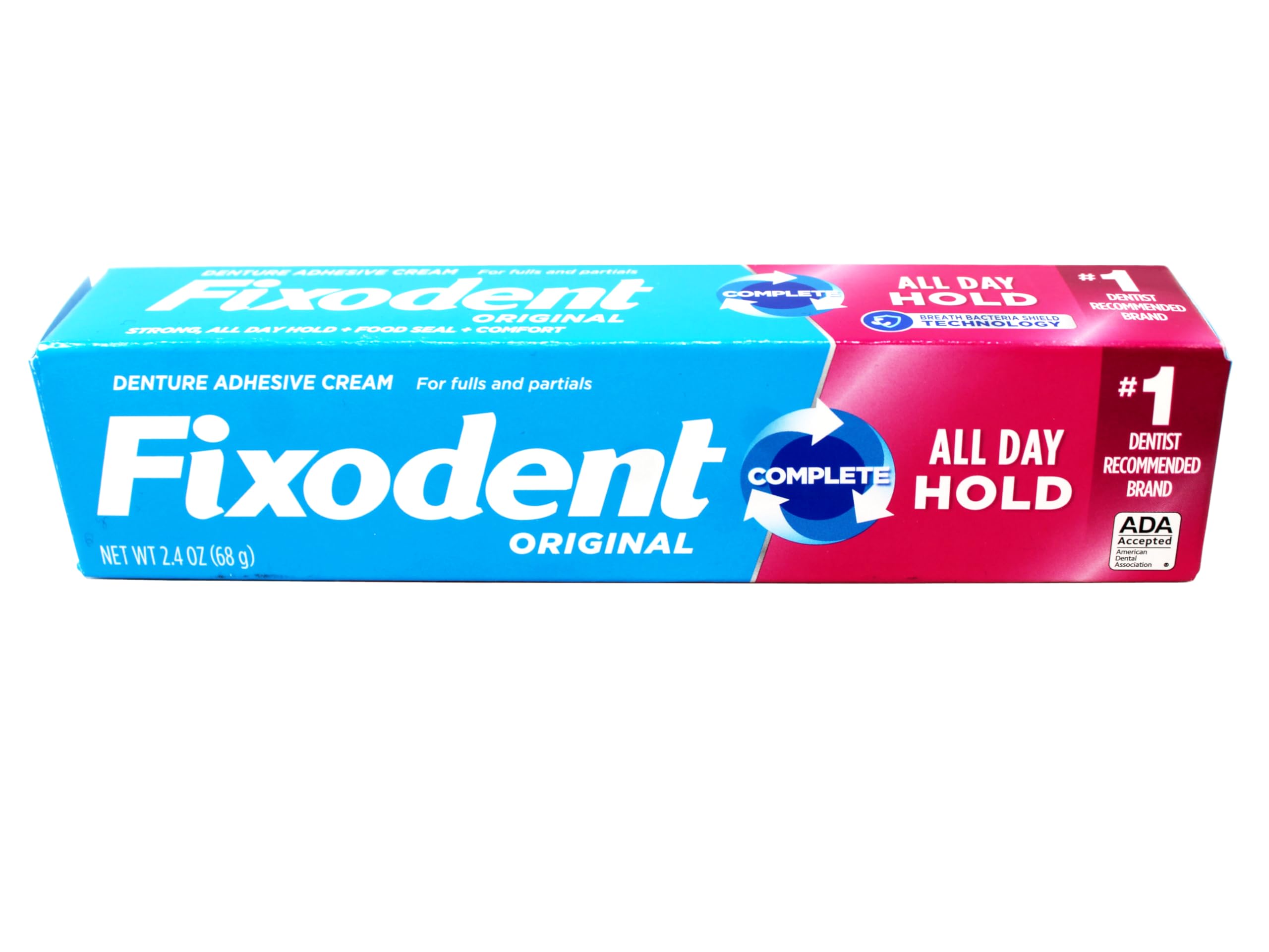 Fixodent Original denture adhesive mint 2.4 oz 4 pack