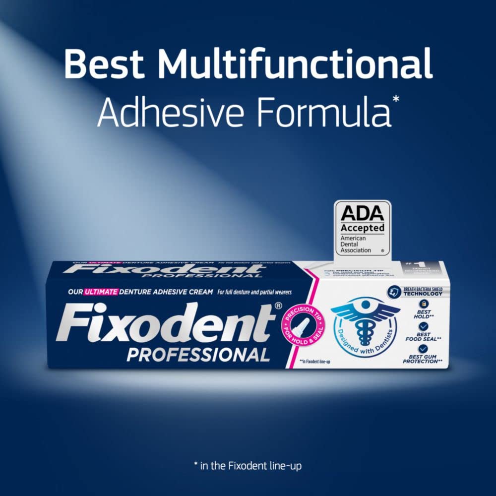 Fixodent Professional Ultimate Denture Adhesive Cream 4 Pack