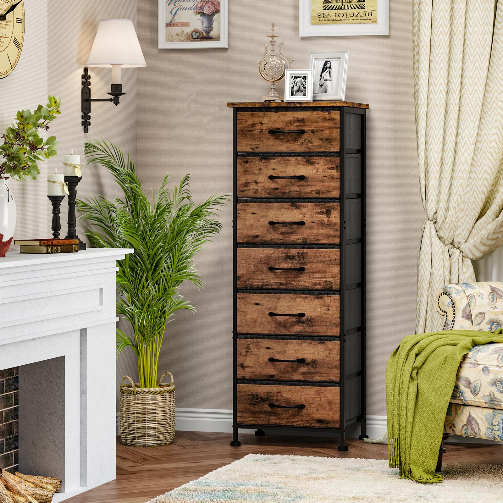 Lightweight designer dresser easy to move in tight spaces