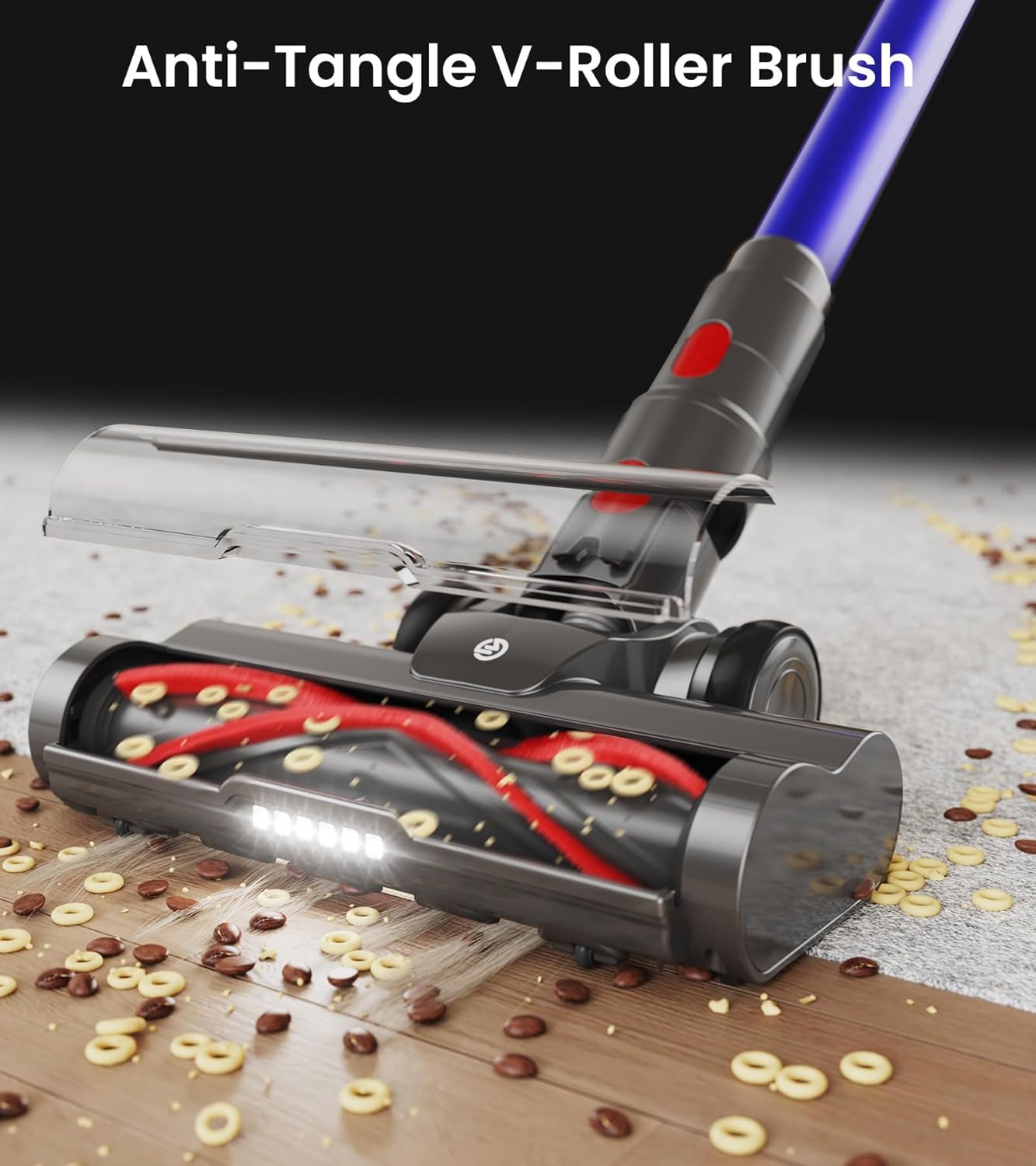 FKIEN cordless vacuum cleaner 550W motor 45kPa suction