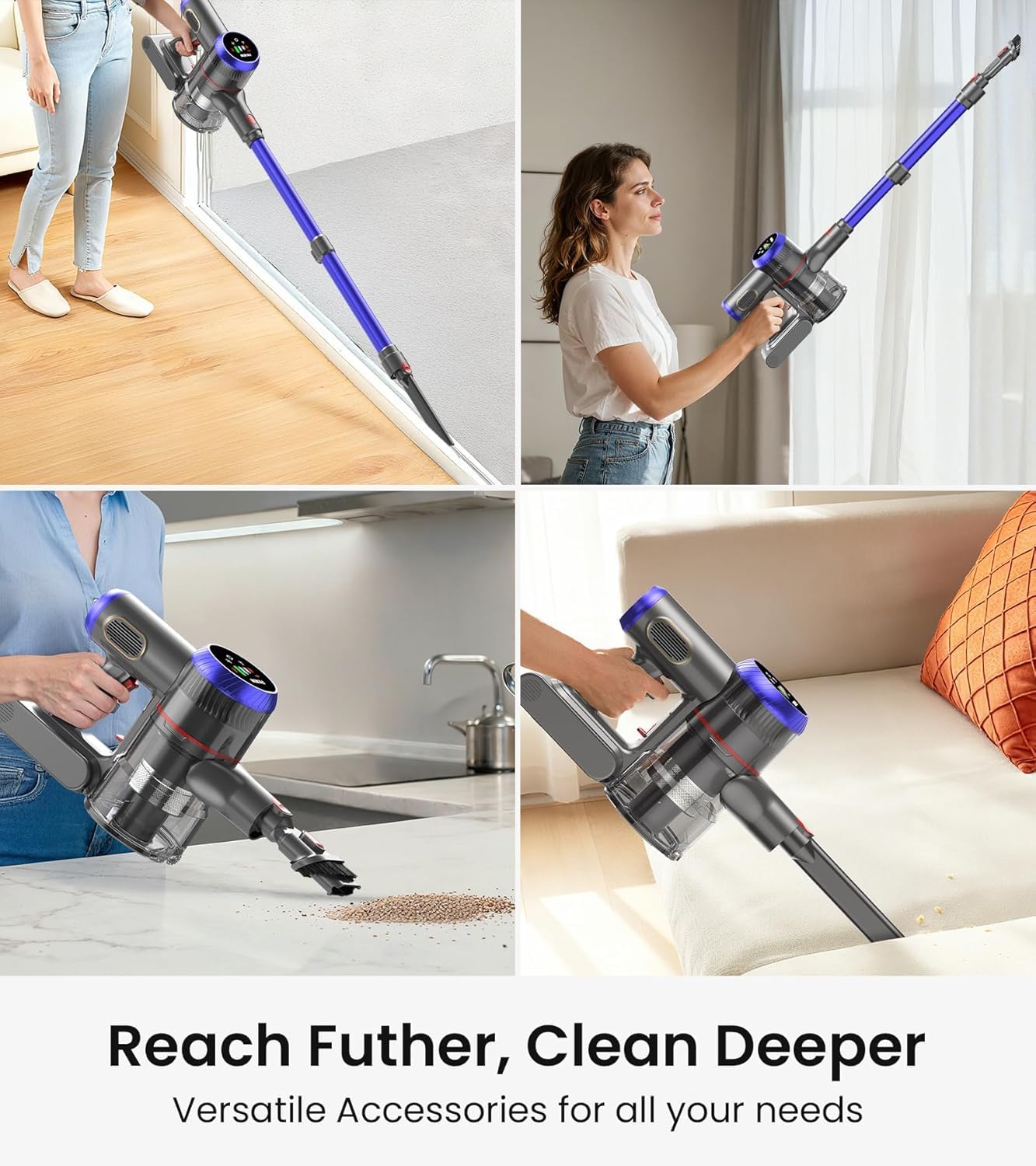 FKIEN cordless vacuum cleaner included accessories packaging