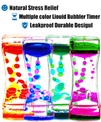 Pack of 4 FKYTION liquid motion bubblers on desk