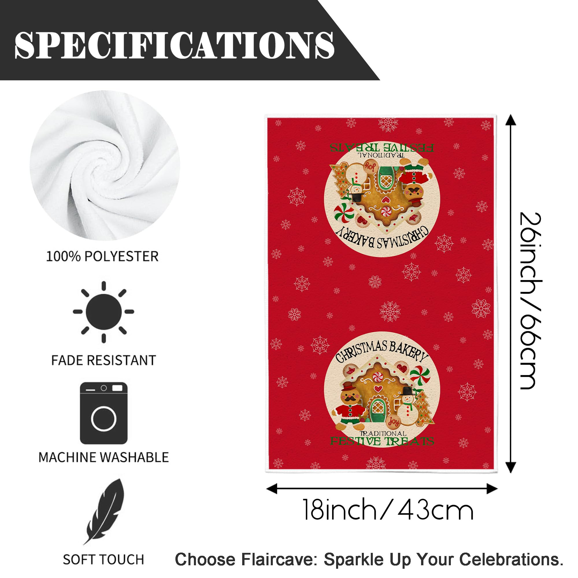 Gingerbread house towels by Flaircave image 2