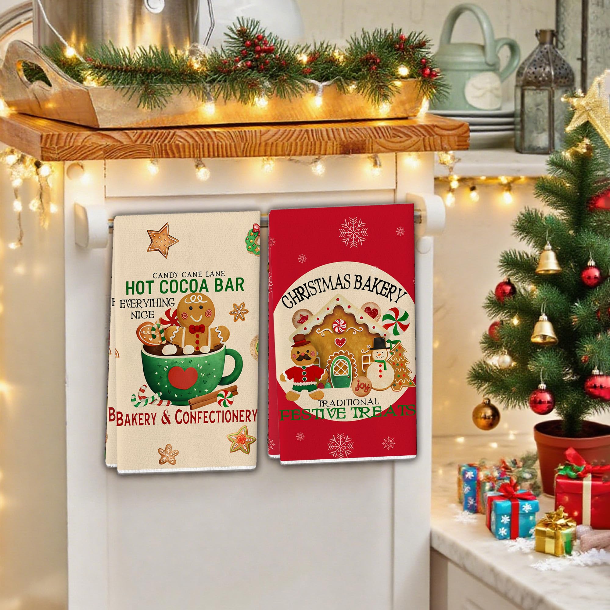 Flaircave winter holiday dish towels image 5