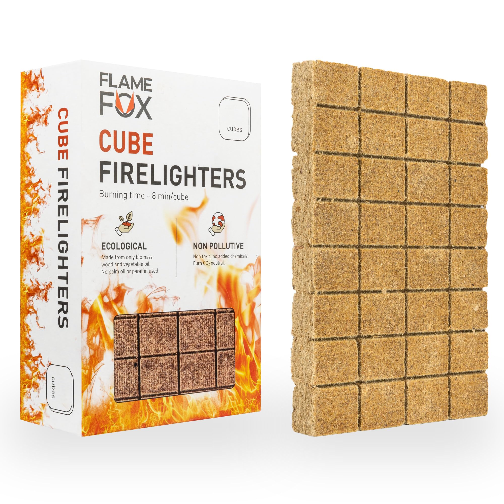 Flamefox Fire Cubes 96pcs package