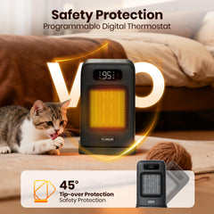 Flanur portable black space heater 1Pack image