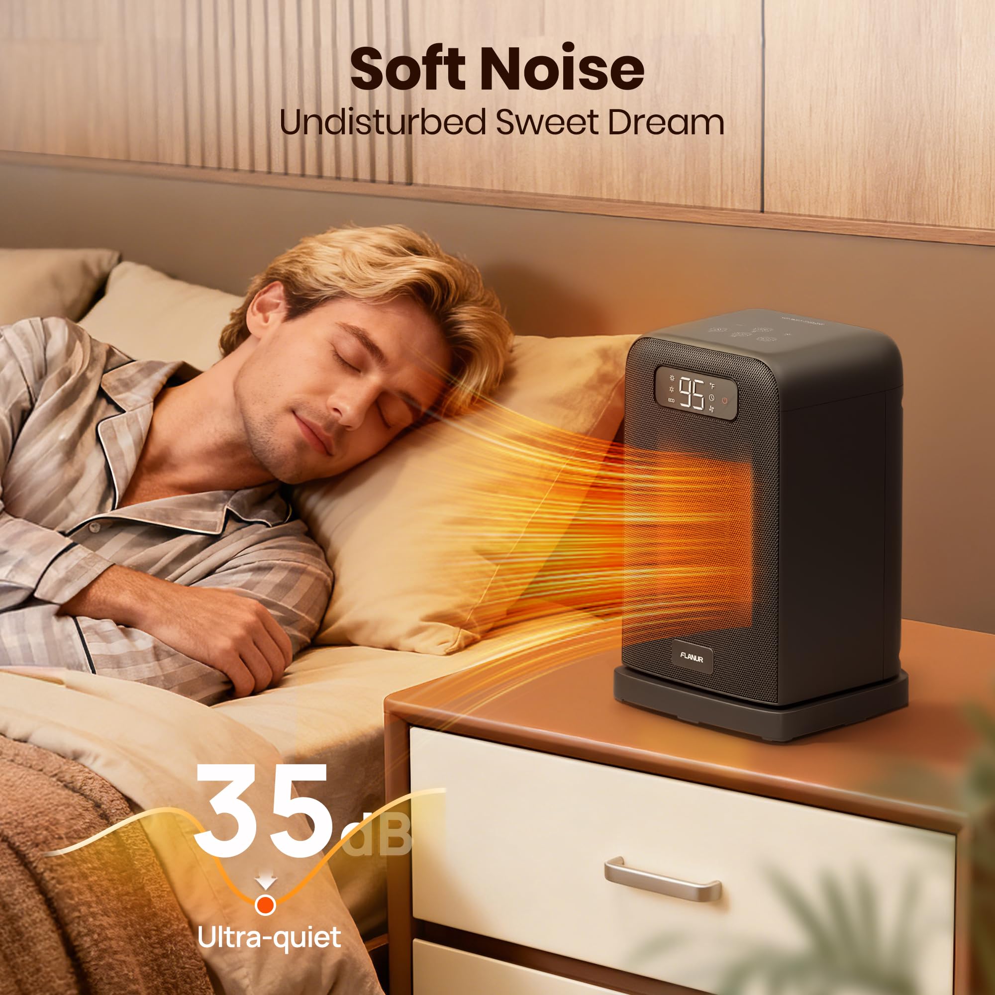 Flanur space heater safety protection details image