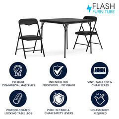 Mindy Kids folding chair 12.5W x 13.5D x 21.25H