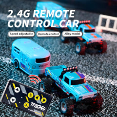 Durable alloy shell detail on Flashstar Mini Rc Truck
