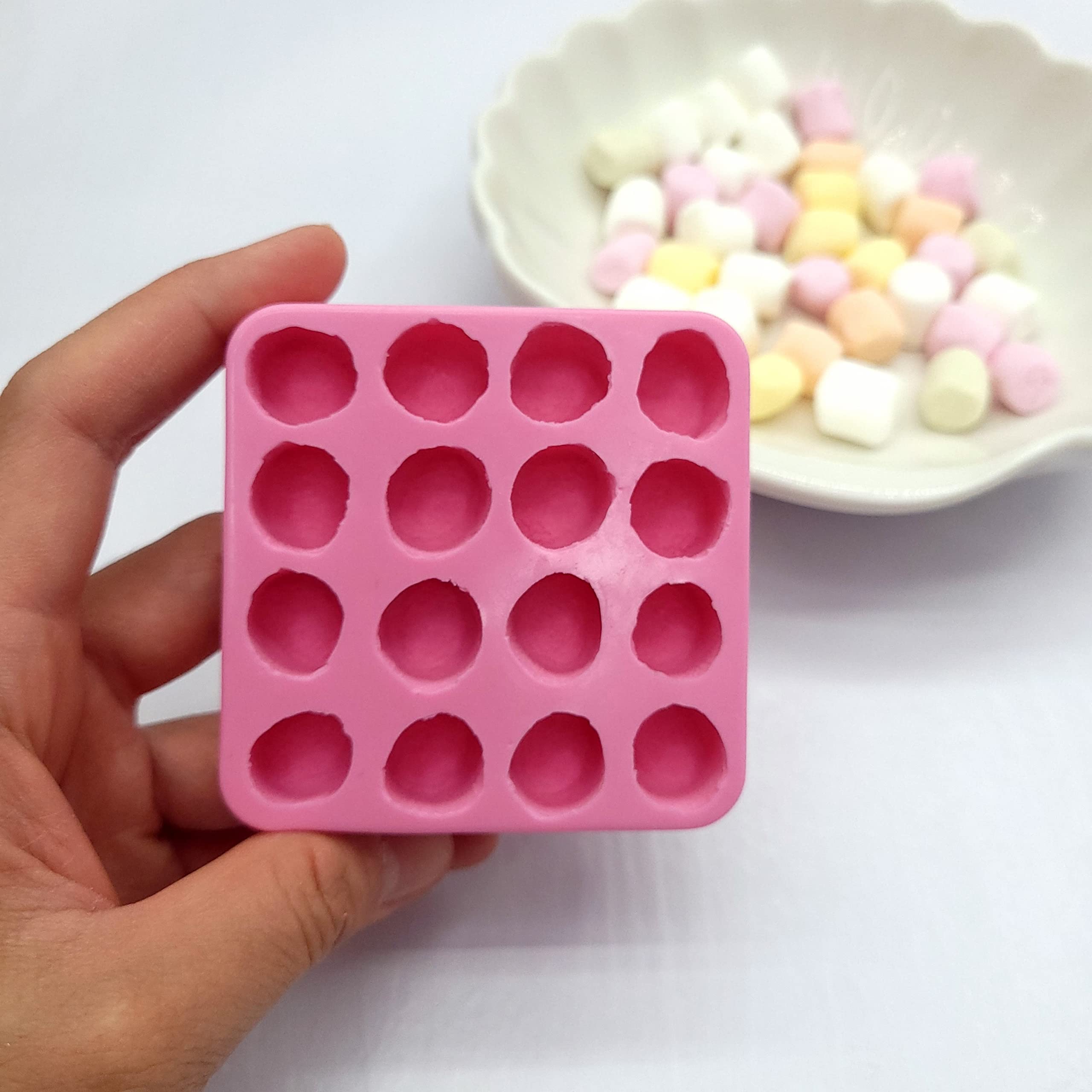 Marshmallow silicone mold by Natucraft real mini marshmallows