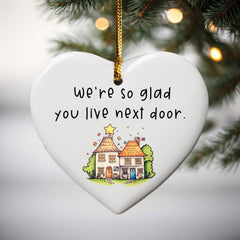 Easy hanging twine included with 3-inch ornament