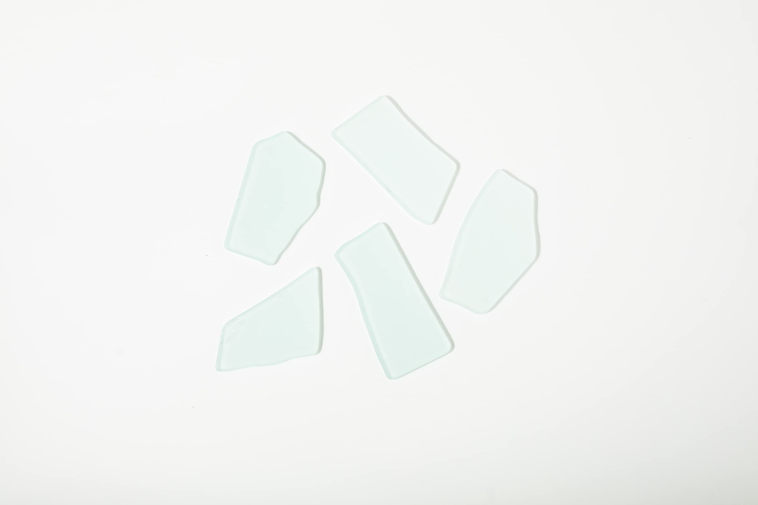 Three inch or longer sea glass place card