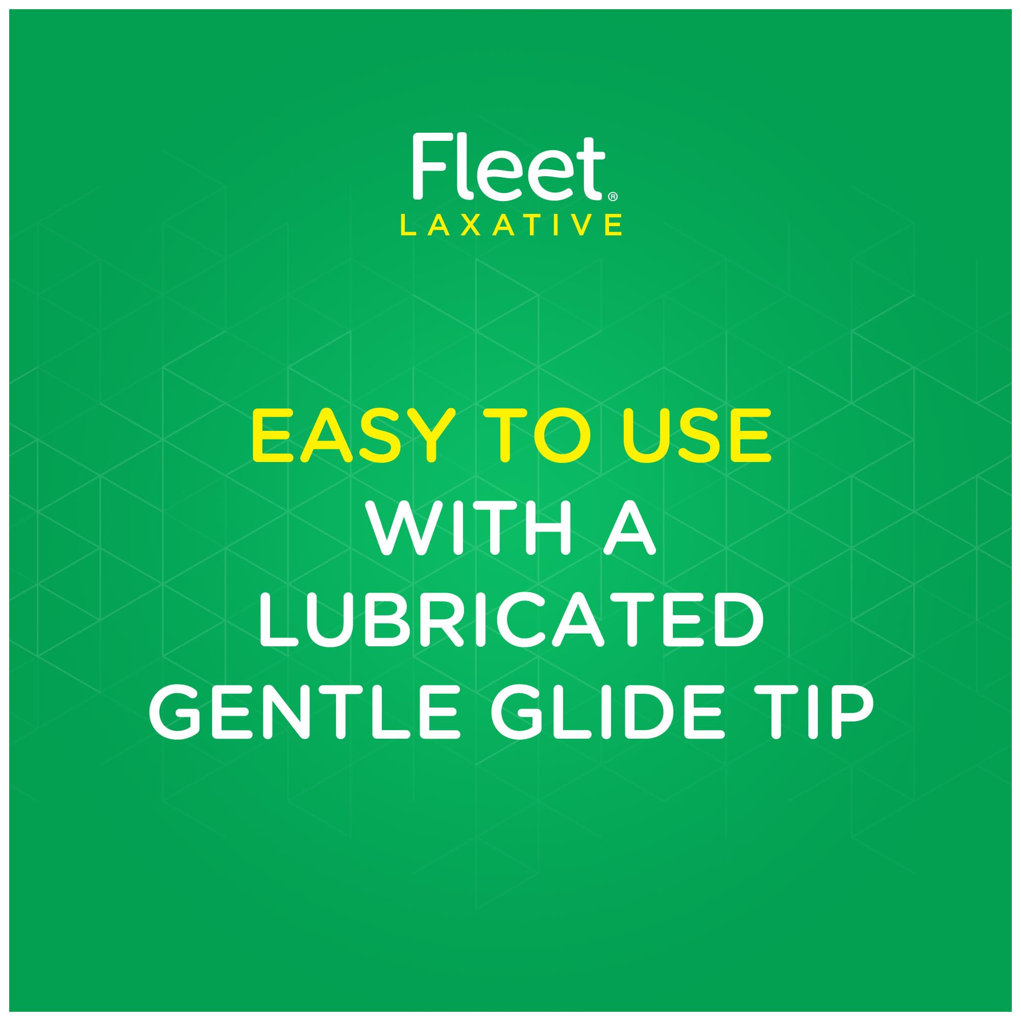 Constipation relief concept with Fleet Enema Saline
